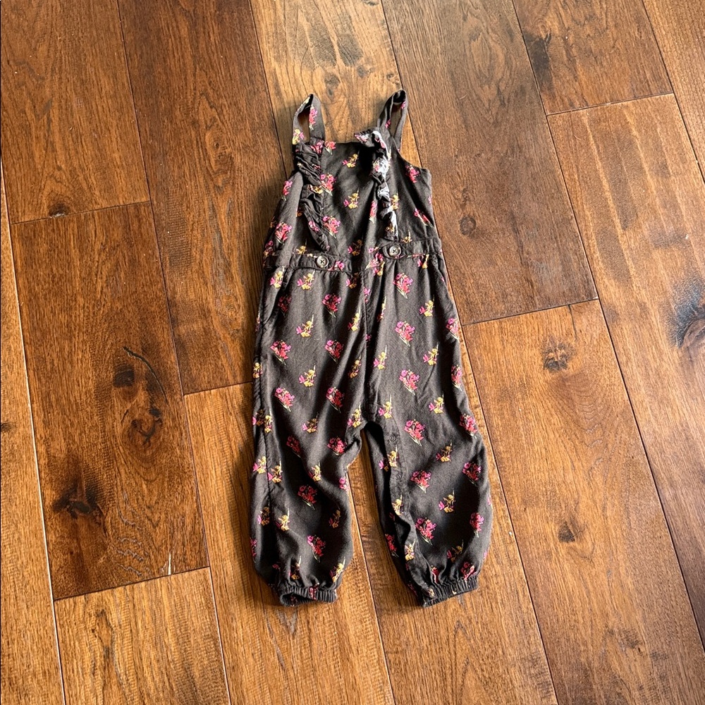Brown Floral romper